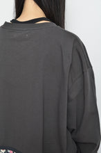 画像をギャラリービューアに読み込む, TIERED L/S T OP 01 / CHARCOAL_C
