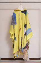 Load image into Gallery viewer, CUT AND CONNECTED C/C/L PONCHO / NEON YELLOW
