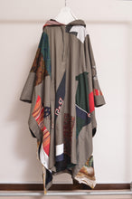 Load image into Gallery viewer, CUT AND CONNECTED C/C/L PONCHO / KHAKI
